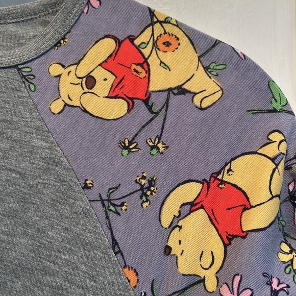 Lularoe Sloan Winnie the Pooh sleeve - size 6 - Picture 2 of 5